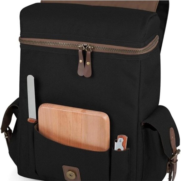 Disney Mickey Mouse Moreno Wine & Cheese Tote 3-Bottle Backpack NWT - Picture 5 of 16